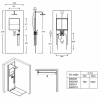 Душевая система с термостатом и квадратным верхним душем Jacob Delafon Ecrin E803001-D35
