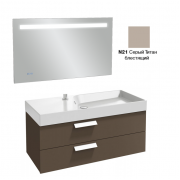 Комплект мебели для ванной 100 см Rythmik, EB1161-NF+EXN112-Z-00+EB1304-N21