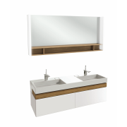 Комплект мебели для ванной 150 см Terrace, EB1184-NF+EB1189-G1C+EXA112-00