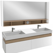 Комплект мебели для ванной 150 см Terrace, EXA112-00+EB1734RU-G1C+EB1739RU-G1C