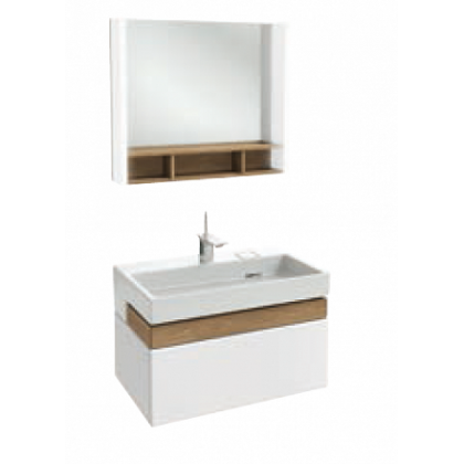 Комплект мебели для ванной 80 см Jacob Delafon Terrace, EXD112-00+EB1181-NF+EB1186-G1C