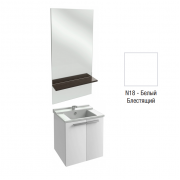 Комплект мебели для ванной 60 см Struktura, EXI112-00+EB1212-N18+EB1280-N18