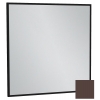 Зеркало Jacob Delafon Silhouette EB1423-F32, 60x60 см, лакированная рама ледяной коричневый сатин