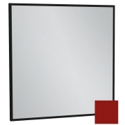 Зеркало Silhouette EB1423-S08, 60x60 см, лакированная рама темно-красный сатин