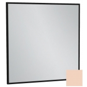Зеркало Silhouette EB1423-S09, 60x60 см, лакированная рама телесный сатин