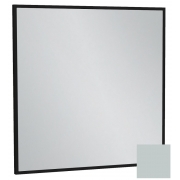 Зеркало Silhouette EB1423-S25, 60x60 см, лакированная рама голубой шторм сатин
