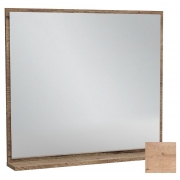 Зеркало Vivienne 80x70 см, с полочкой, цвет арлингтонский дуб, EB1597-E70