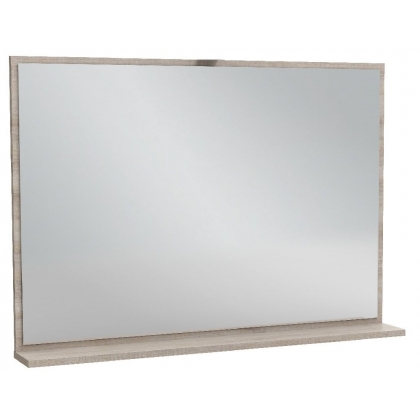 Зеркало Jacob Delafon Vivienne 80x70 см, с полочкой, цвет серый дуб, EB1597-E71
