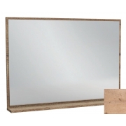 Зеркало Vivienne EB1598-E70, 100x70 см, с полочкой, цвет арлингтонский дуб