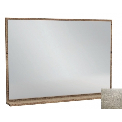 Зеркало Jacob Delafon Vivienne EB1598-E71, 100x70 см, с полочкой, цвет серый дуб