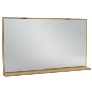 Зеркало Vivienne 120x70 см, с полочкой, цвет арлингтонский дуб, EB1599-E70