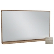 Зеркало Vivienne 120x70 см, с полочкой, цвет серый дуб, EB1599-E71