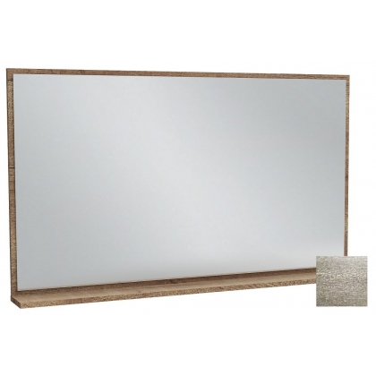 Зеркало Jacob Delafon Vivienne 120x70 см, с полочкой, цвет серый дуб, EB1599-E71