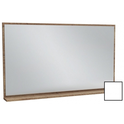 Зеркало Jacob Delafon Vivienne 120x70 см, с полочкой, цвет белый глянцевый, EB1599-N18