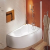 Шторка для ванны Jacob Delafon Micromega Duo 79х140 см, изогнутая, стационарная прозрачная E4910-GA