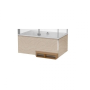 Фронтальная панель для ванны Panolux 120 см/140см , мрамор/гранит, E6D133-D27