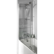 Шторка для ванны Bain-Douche Neo 111,5х142 см, серый, стационарная, E4930-GA