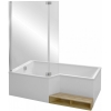 Шторка для ванны Jacob Delafon Bain-Douche Neo 111,5х140 см, поворотная, прозрачная E6D007-GA